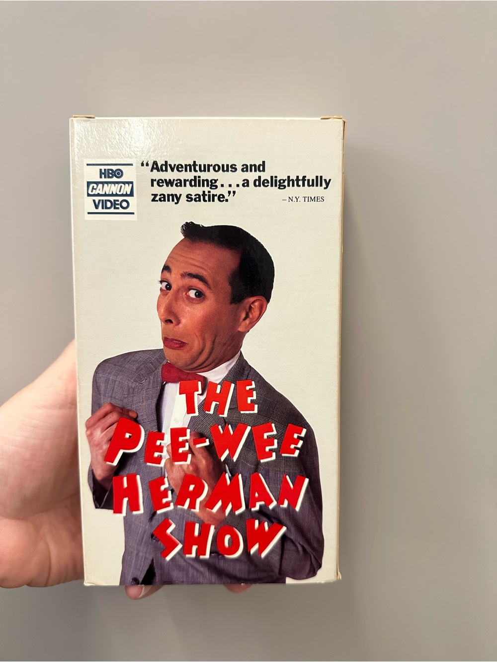 Pee-wee Herman Show VHS – White/Red Packaging